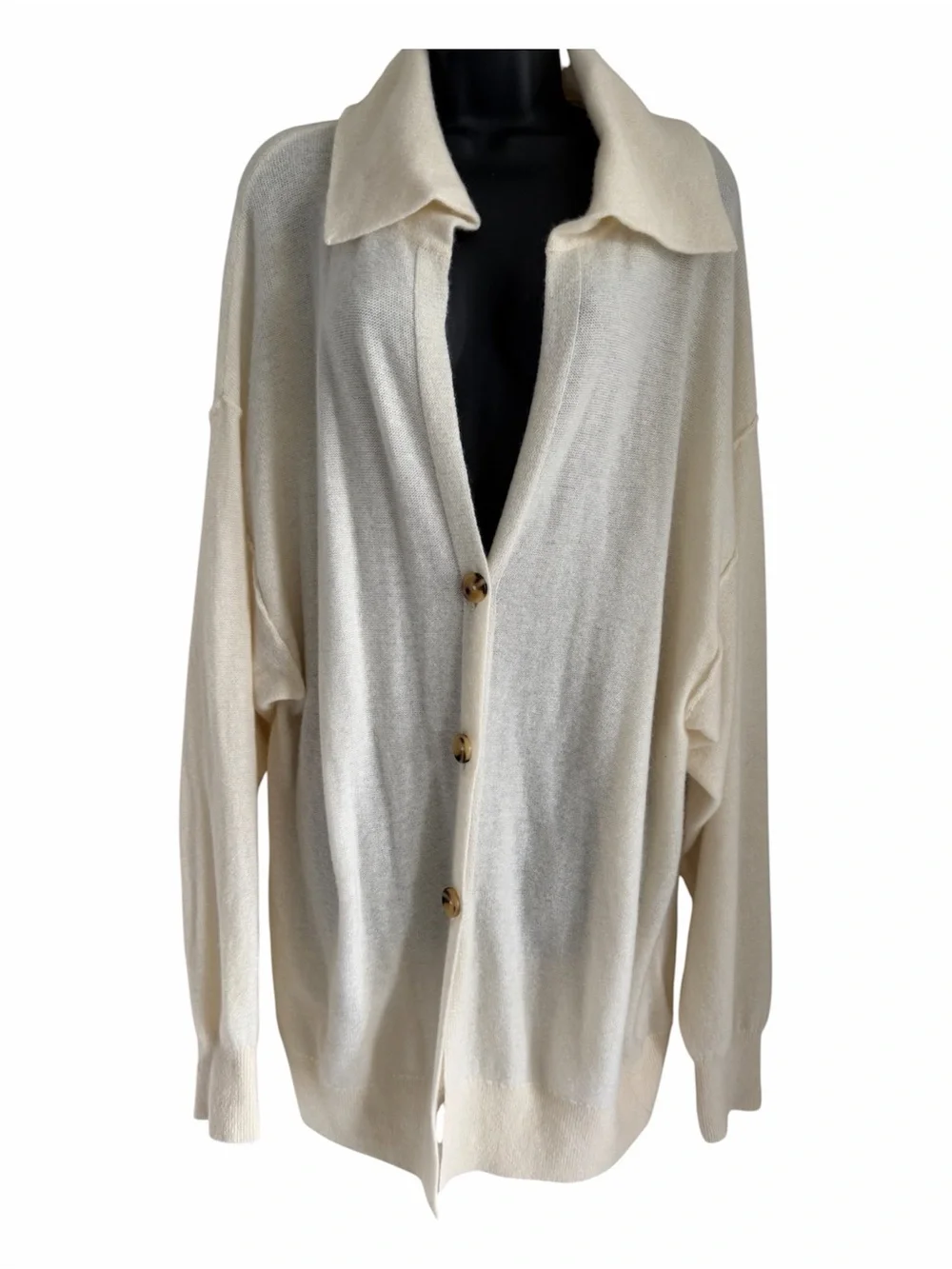 Free People Swim Too Deep Slouchy Cashmere Cardigan Size M